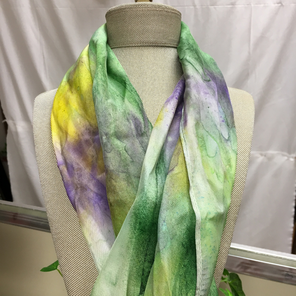 Silk Scarf - Hand Painted